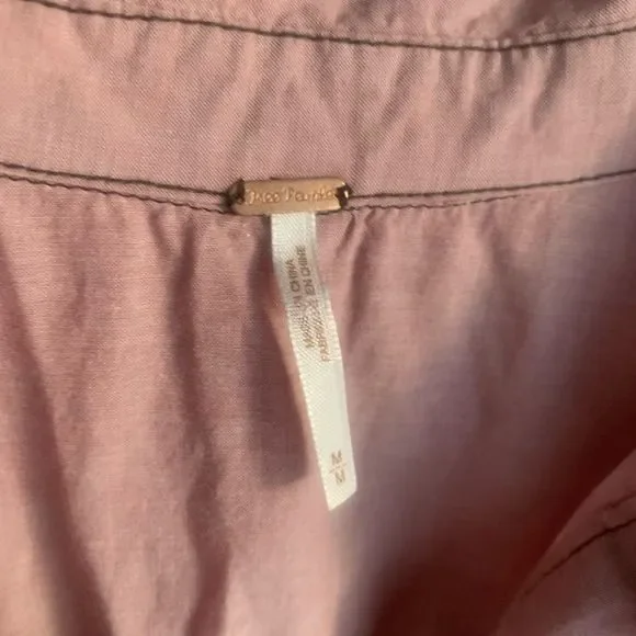 Free People Last Chance Chambray Button Down Shirt - Picture 6 of 7